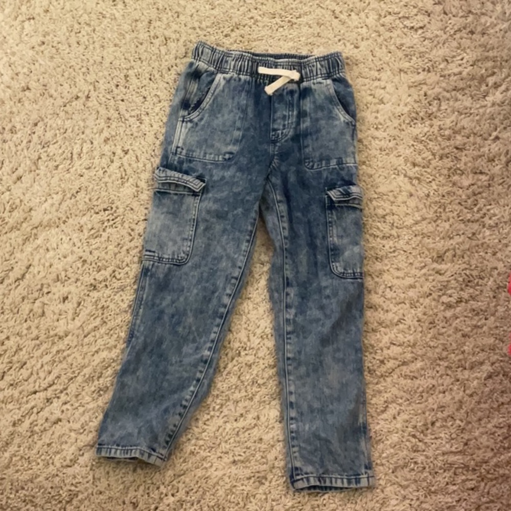 GAP girls Blue Cargo Jeans